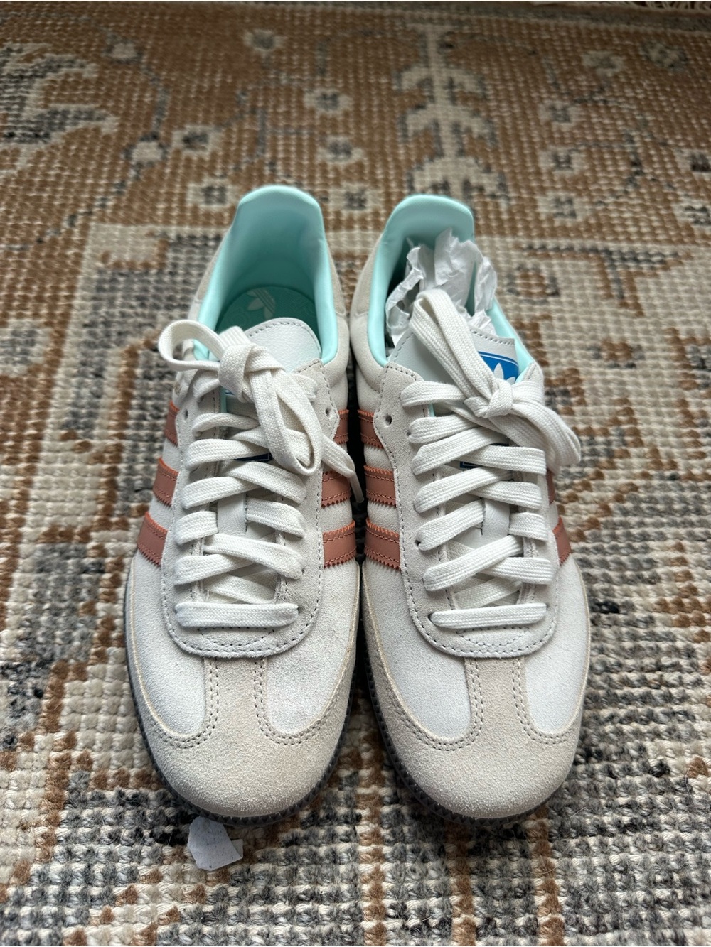 Adidas Samba OG Cream Pink Gum Suede Sneakers Women’s